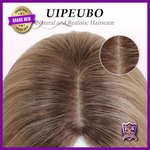 12 Inch Human Hair Topper for Thinning Hair with Mono Base main image 6